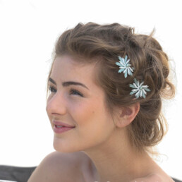 Vintage Flower Bobby Pin Hair Accessory Set, Vintage Flower Bobby Pin Hair Accessory Set in blue and wite Boho Hair Accessories, Bohemian Flower Hair Pins, Bridesmaids Hair Accessory