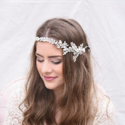 Freshwater Pearl and Rhinestone Hair Vine, rhinestone and fresh water pearl wedding hair vine wedding tiara bridal headpiece rhinestone silver headpiece