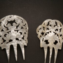 ivory vintage mantilla comb