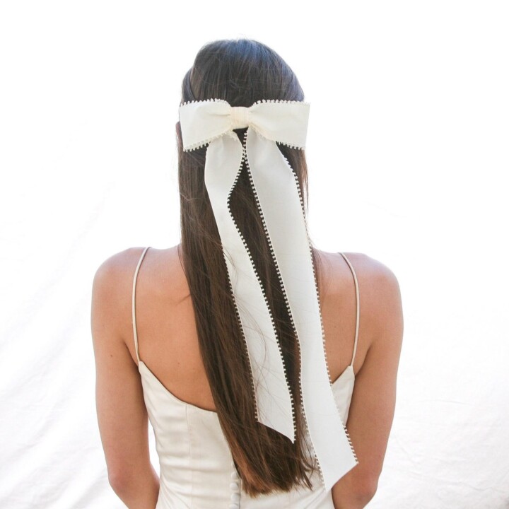 Wedding Hair Accessory, bridal headpiece, bow hair accessory